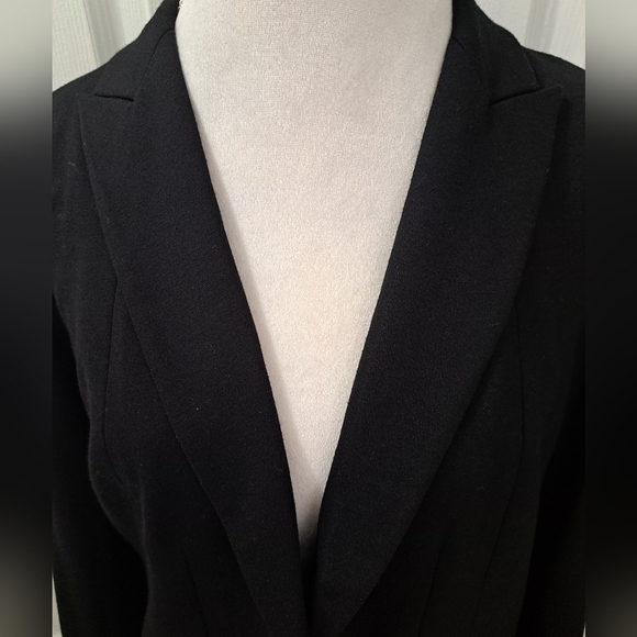 Chicos Jacket Blazer With A Notched Collar & Minimum Stretch   Size 2 - Picture 2 of 7